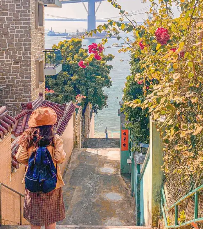 自帶童話濾鏡的汀九村一隅（Photo source: xchristie.c @instagram）