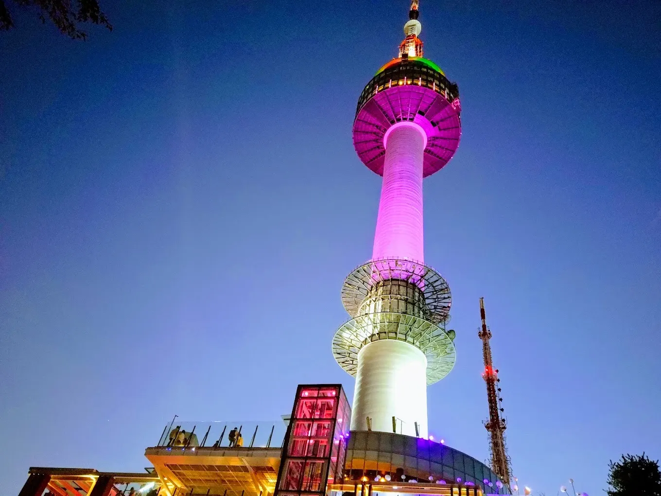 Night light from Seoul Tower, Seoul. Source: Photo by Yanuar Milad/Google Maps