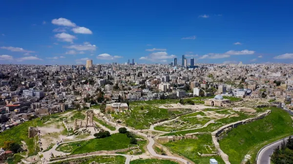 Aerial view of Amman city, Source: Photo by Danial Qura on Unsplash