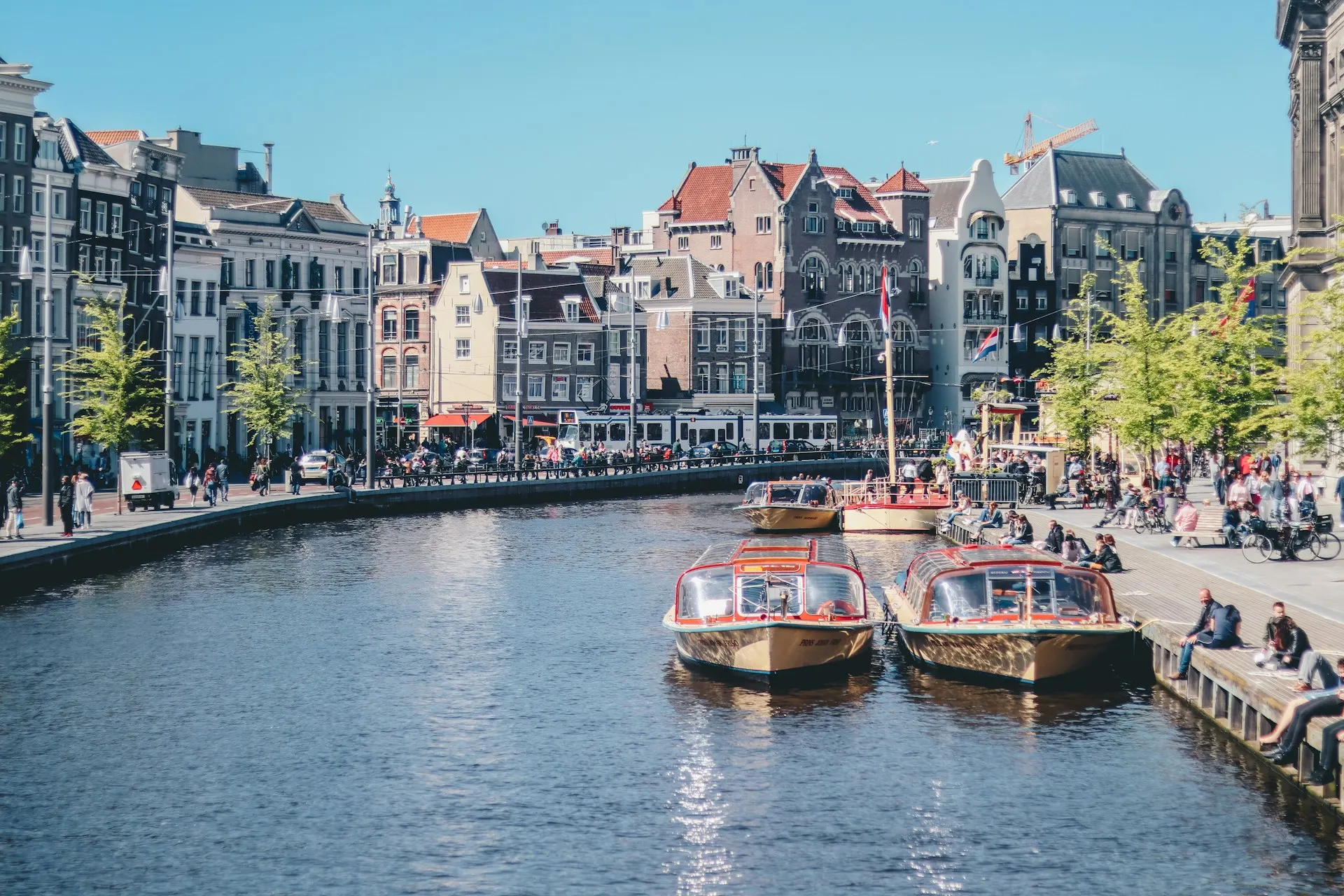 Street in Amsterdam. Source: Photo by Ethan Hu on Unsplash