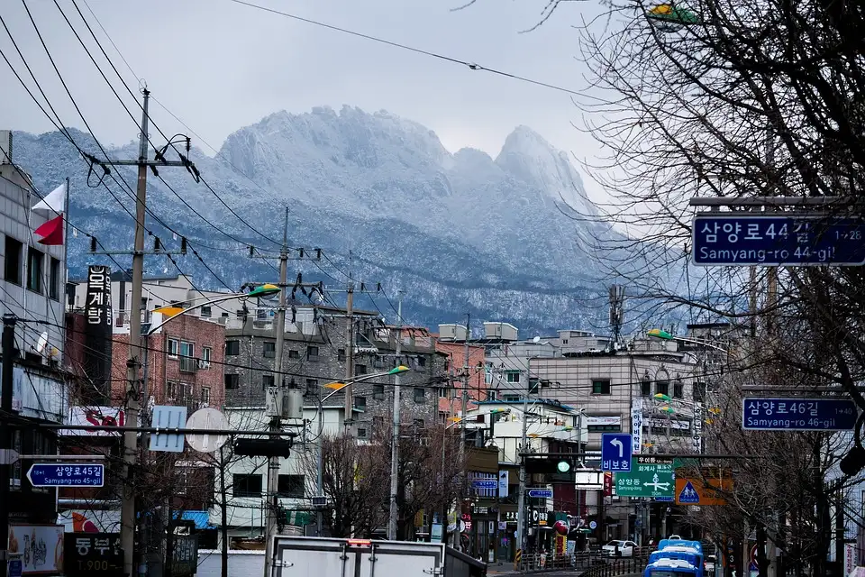 1月の韓国・ソウルの気温