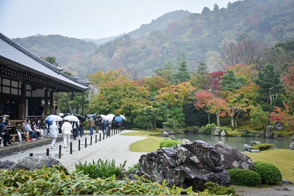 日本京都嵐山天龍寺