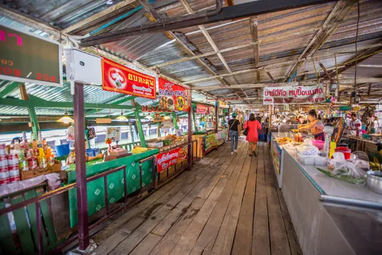 ตลาดเก่าก๊กพระยา อำเภอบางเลน แหล่งที่มา kapook.com