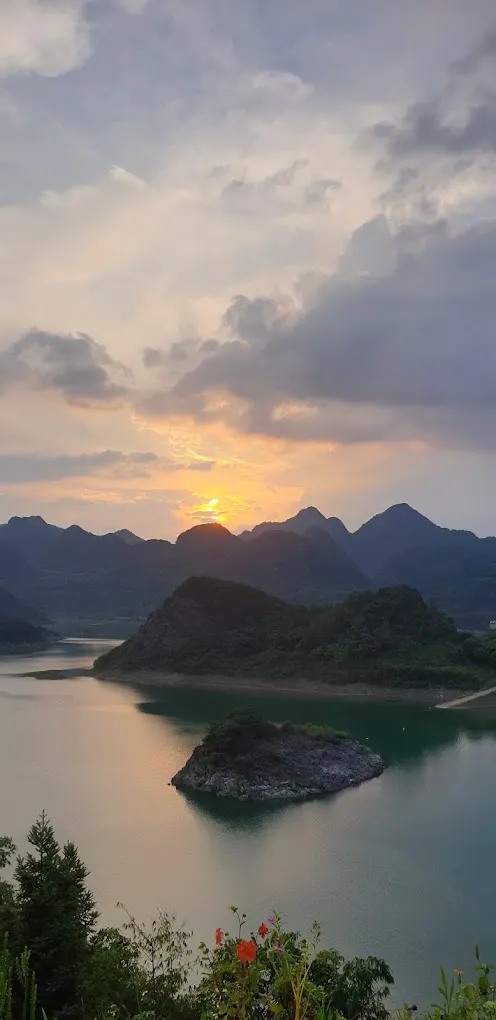 清遠桃花湖的日落