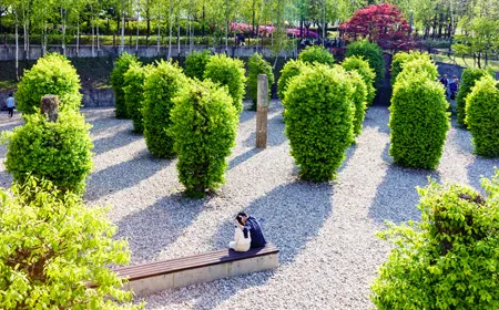 서울 선유도공원 녹색기둥의 정원 (출처: 서울의 공원)