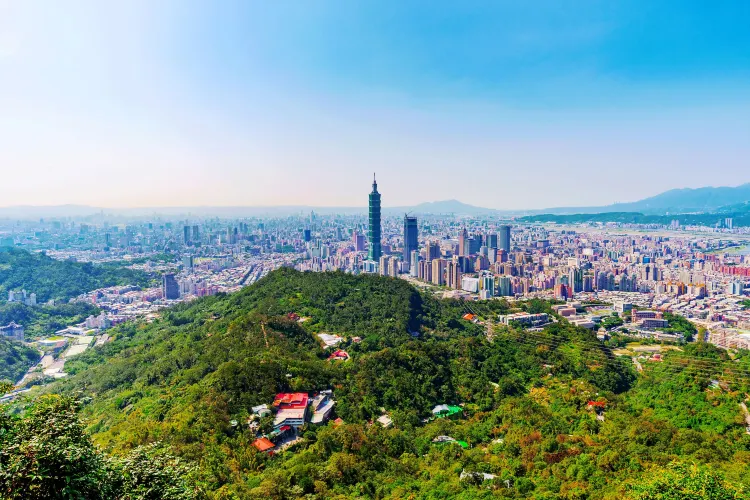 台北象山的日間景觀