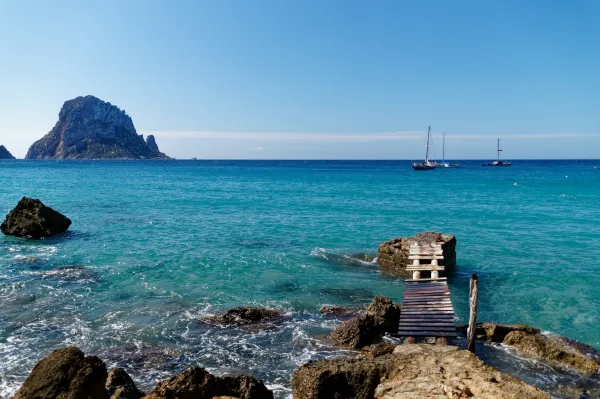 Coastline of Ibiza. Source: Photo by Alex Kulikov on Unsplash