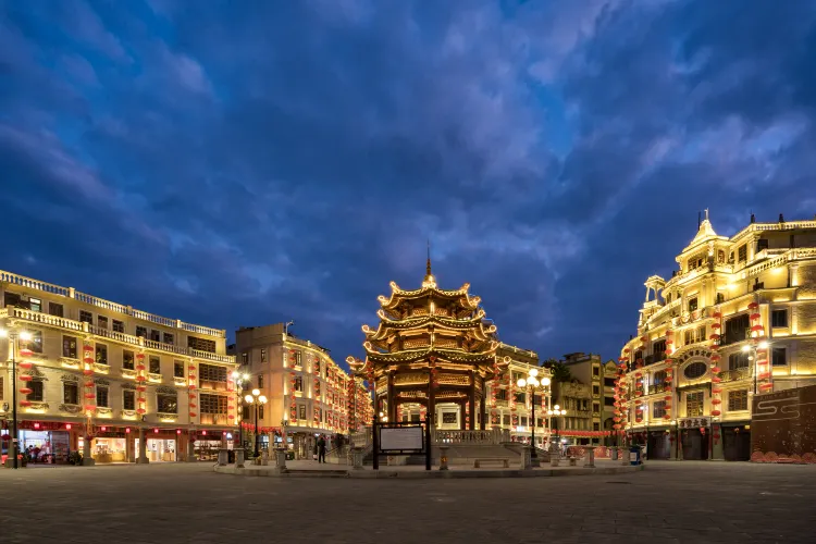汕頭小公園的夜景