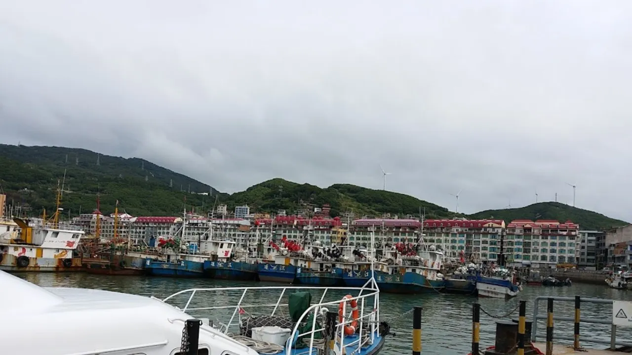 連江黃歧半島黃歧鎮港口一隅。