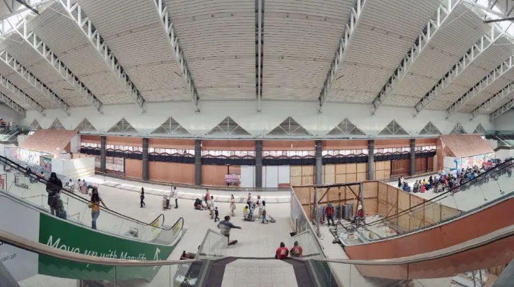 The airport operates with a single terminal