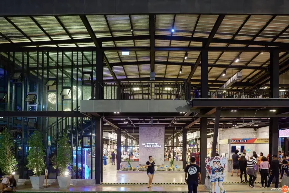 บรรยากาศภายในตลาดกรีนเวย์ - จ.สงขลา (แหล่งที่มาของภาพ: Inghaha/Wongnai)