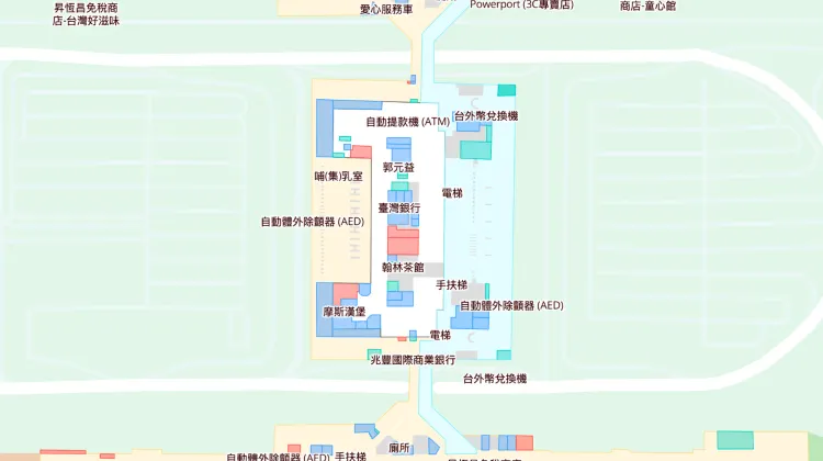 桃園機場 – 一號客運大樓 3 樓