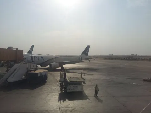 Karachi's Plane