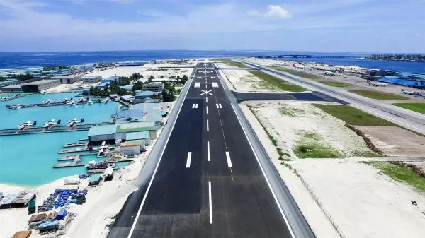 Velana International Airport. Source: Photo by Xinhua/China Daily