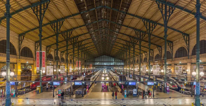 Gare du Nord (Paris-Nord) train station, Paris. Source: Photo by Diliff/Wikipedia.