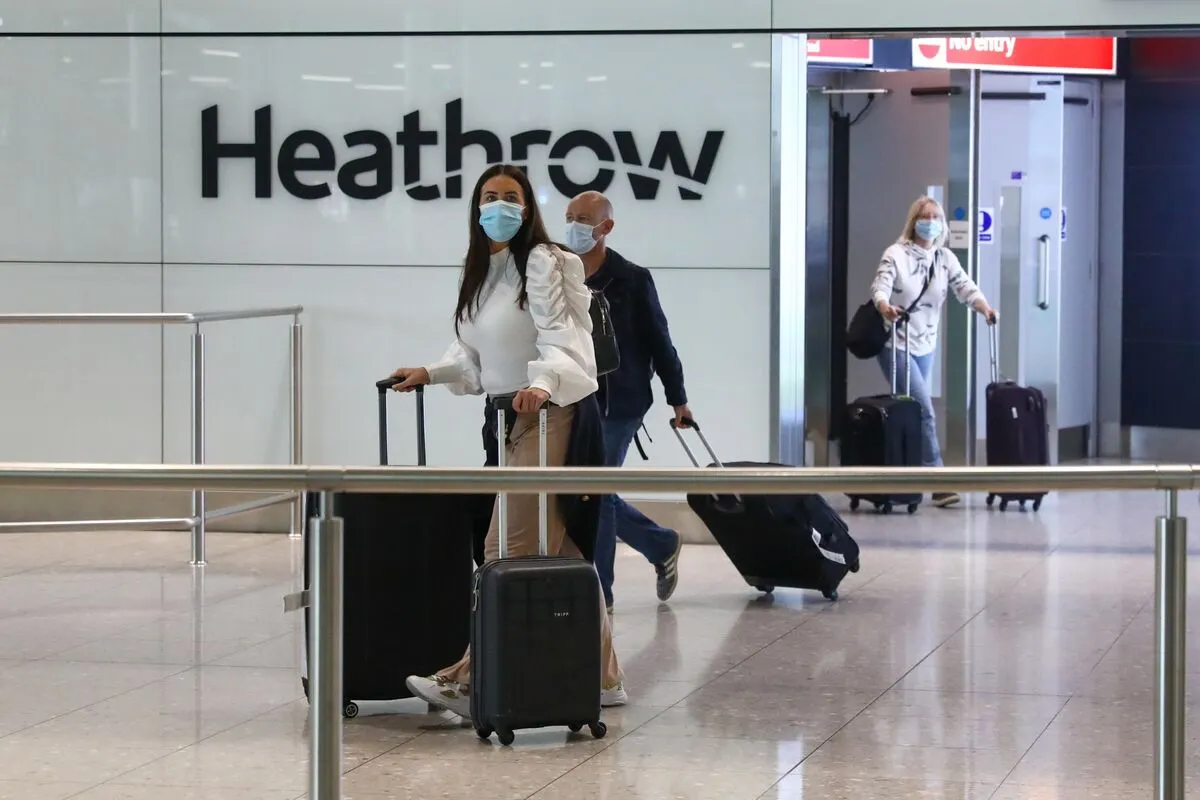 Heathrow Airport. Source: Photo by Simon Dawson/Bloomberg