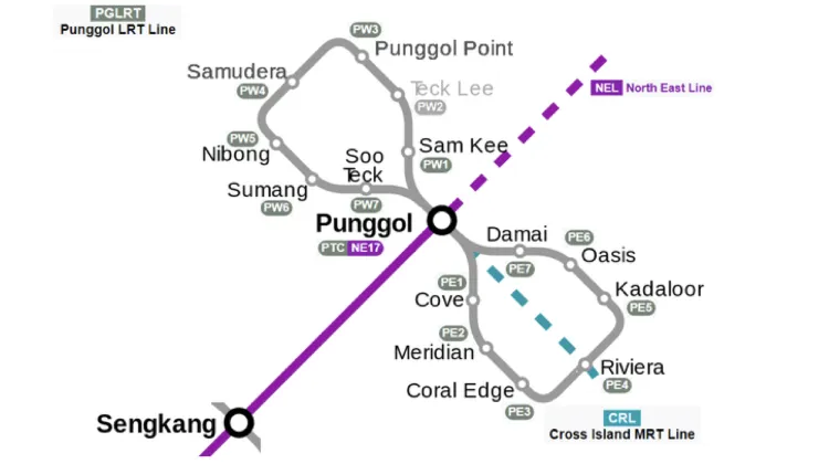 Peta LRT Singapore