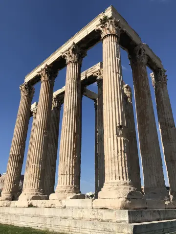 The Temple of Olympian Zeus, Athens