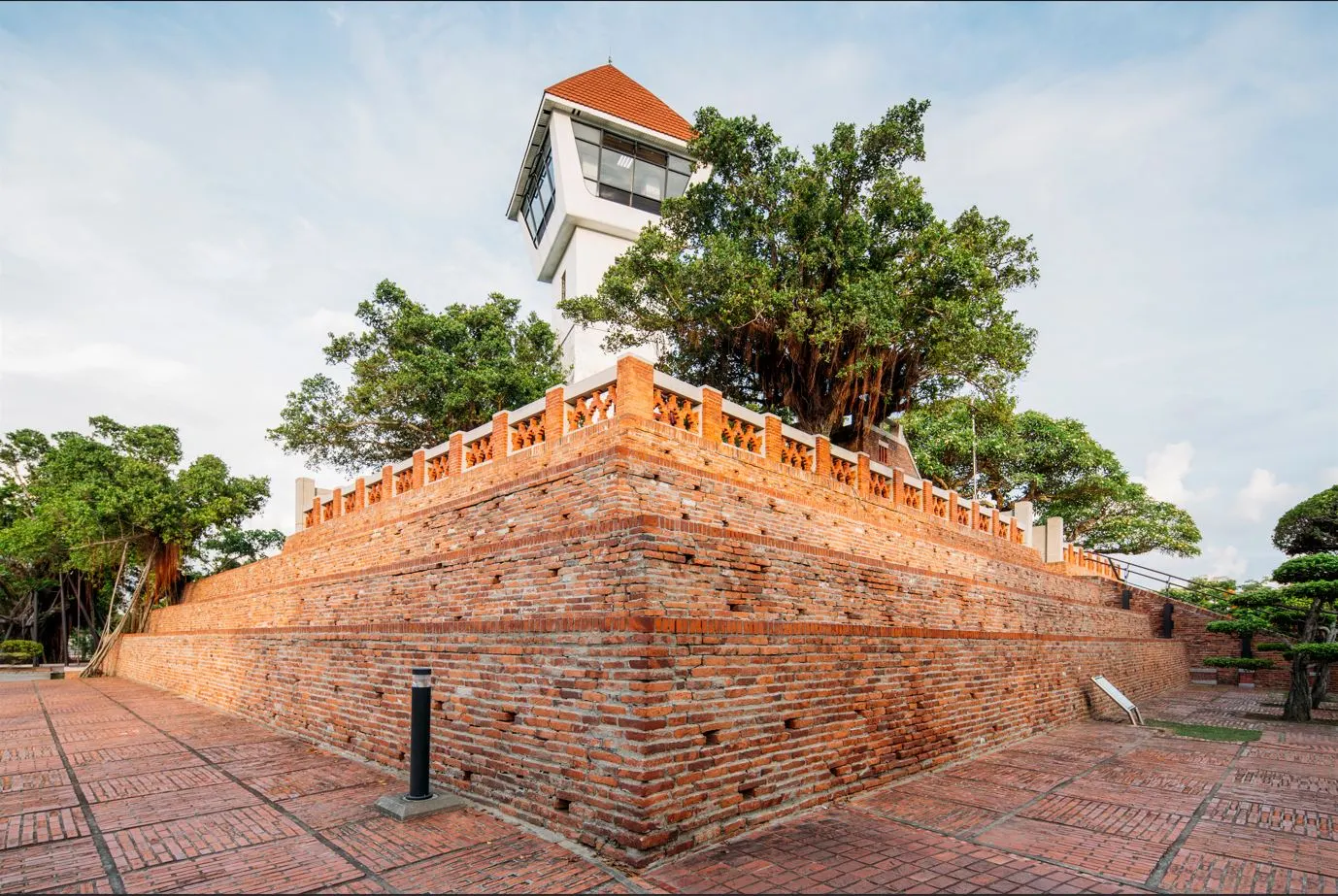 台南安平古堡內的安平燈塔