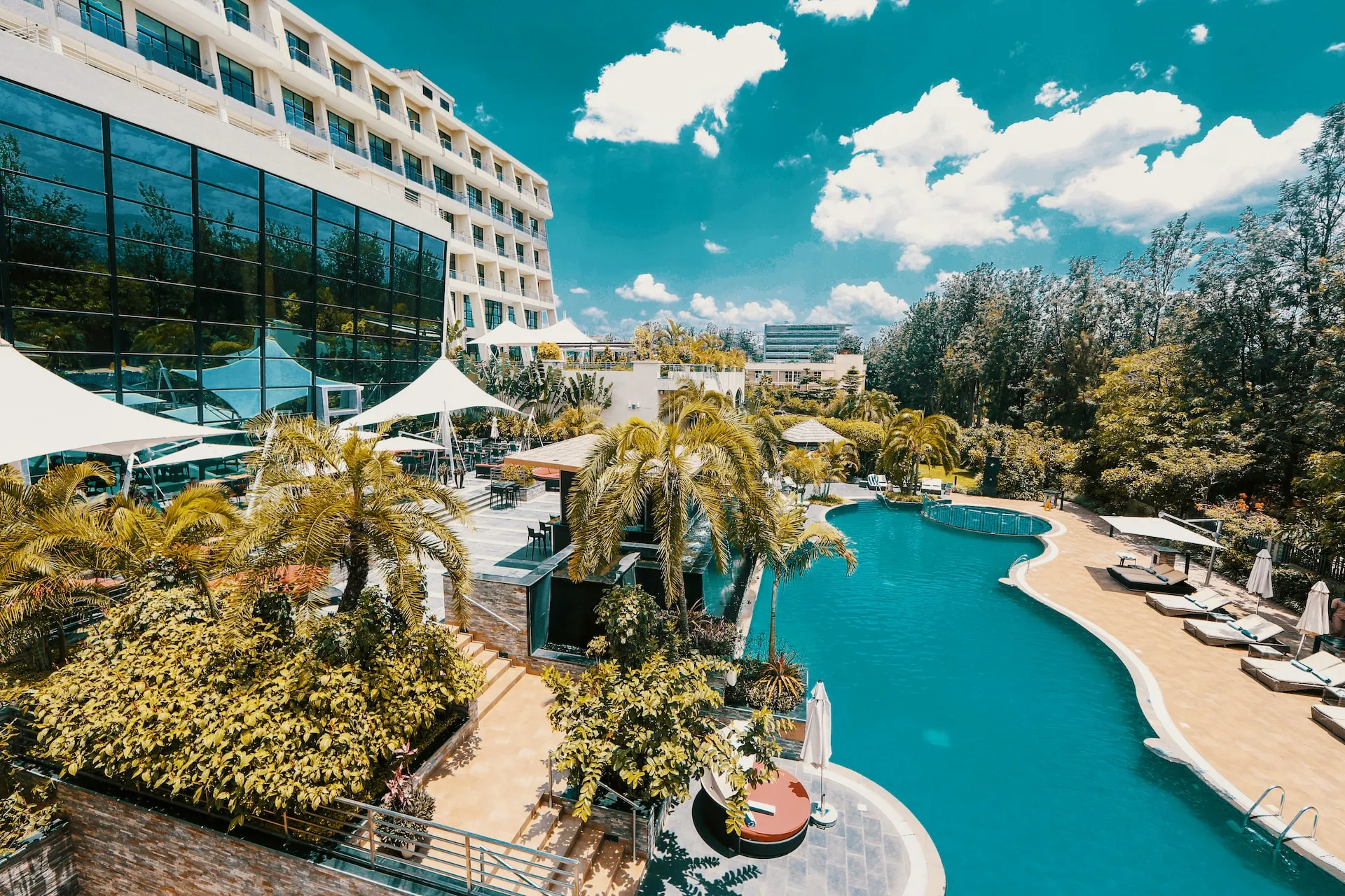 Resort hotel in Kigali. Source: Photo by Xavier Praillet on Unsplash