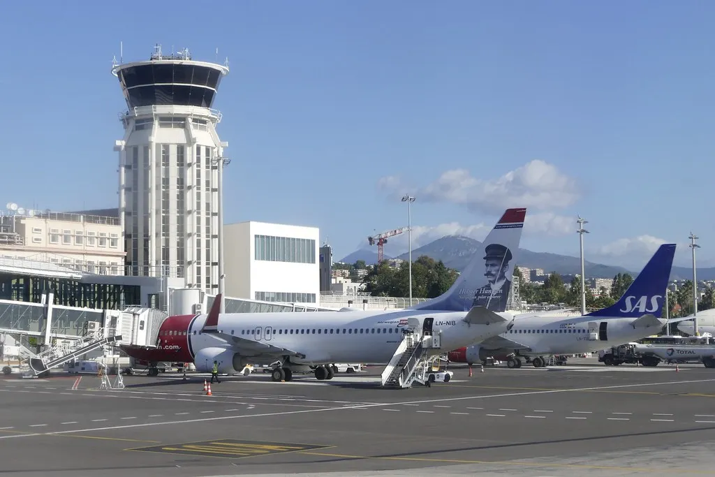 Nice Côte d'Azur Airport. Source: Photo by roli_b / Flickr