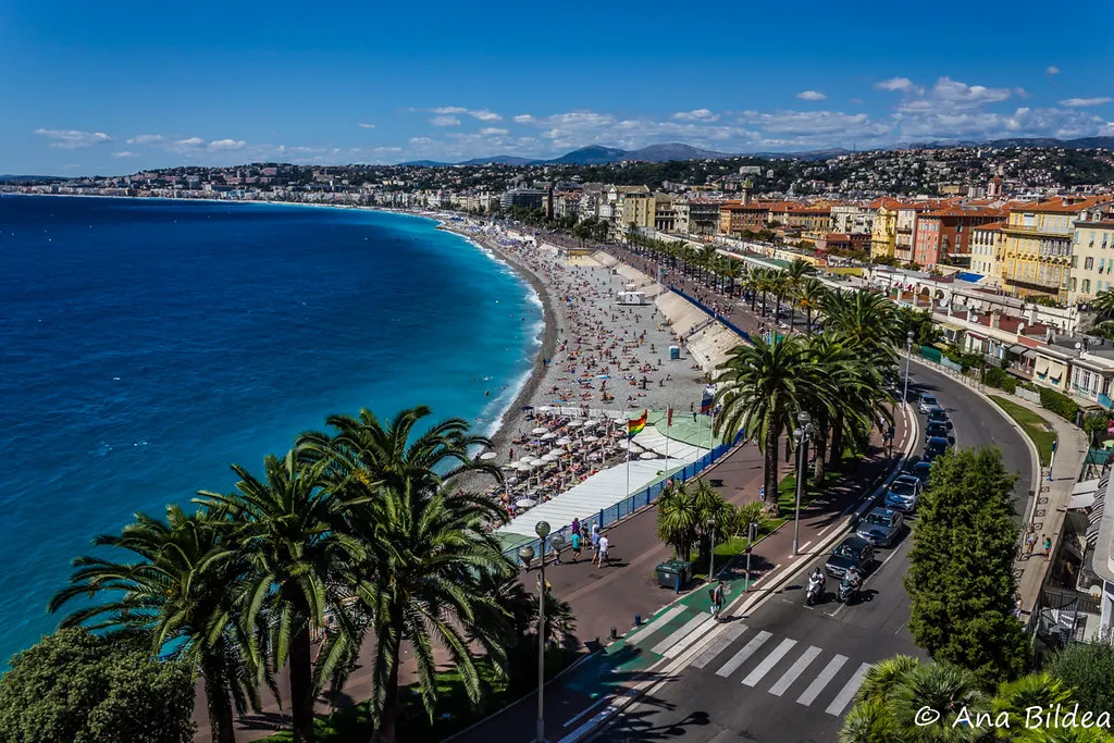 Promenade des Anglais, Nice. Source: Photo by Ana Bildea / Flickr