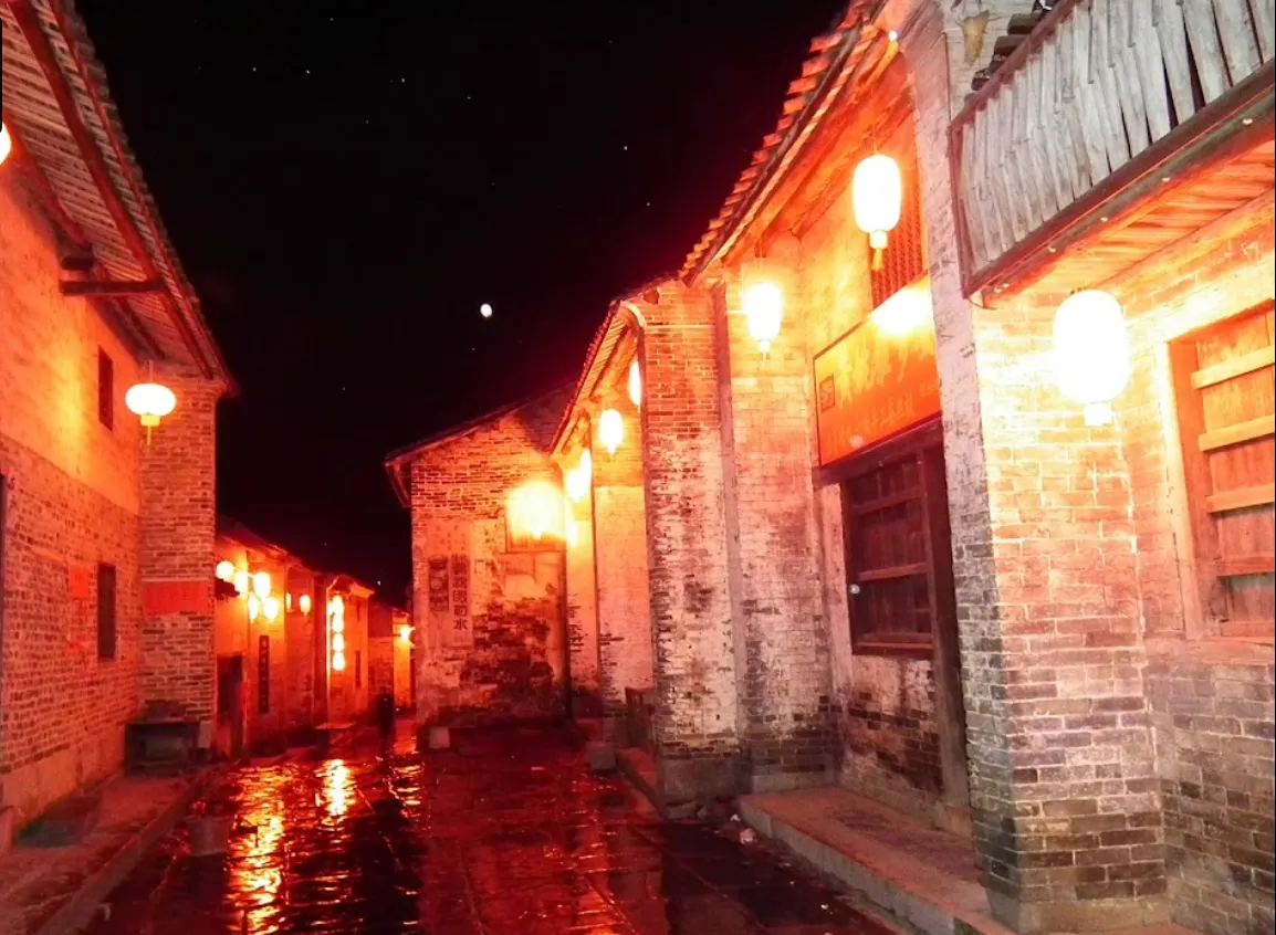 昭平黃姚古鎮夜景