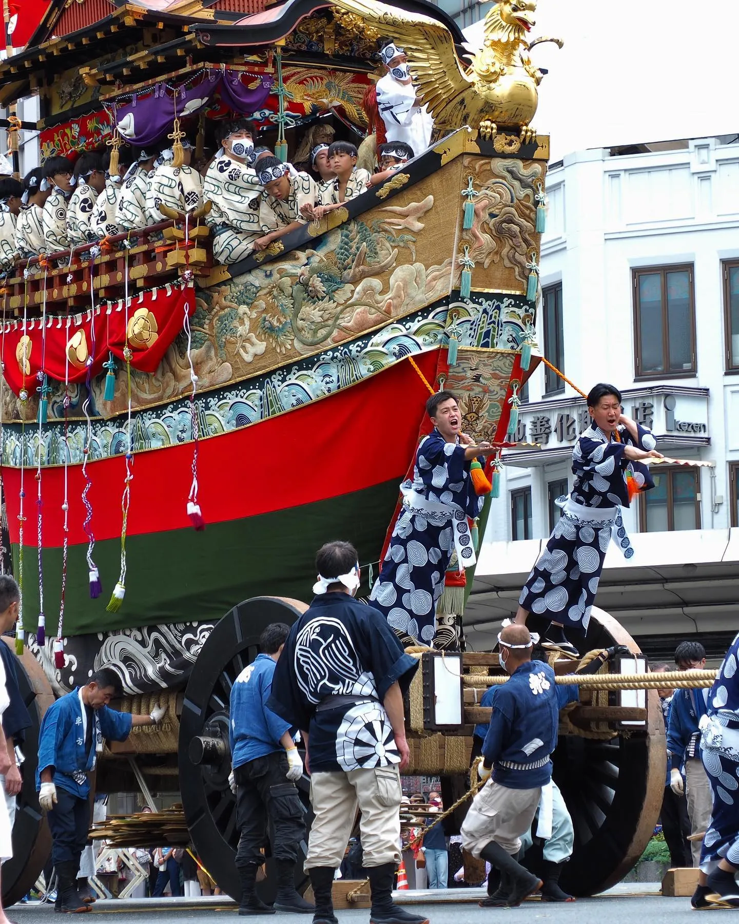 日本京都四條河原町祇園祭