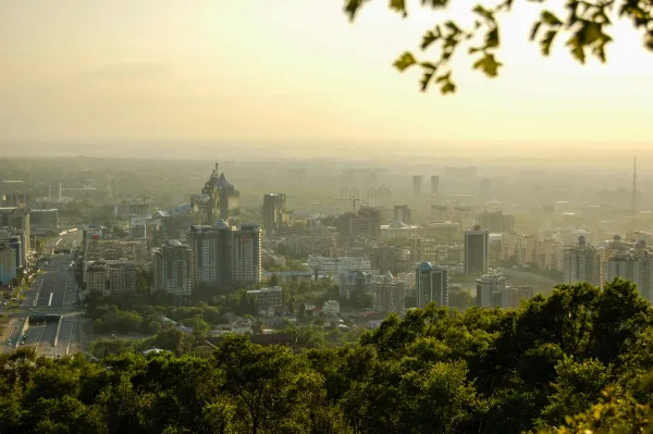 Cityscape of Almaty. Source: Photo by Alexander Serzhantov on Unsplash