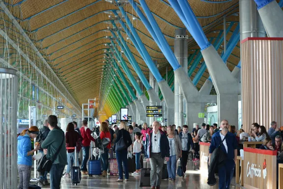Adolfo Suárez Madrid-Barajas Airport, Source: Photo by John Oswald on Unsplash