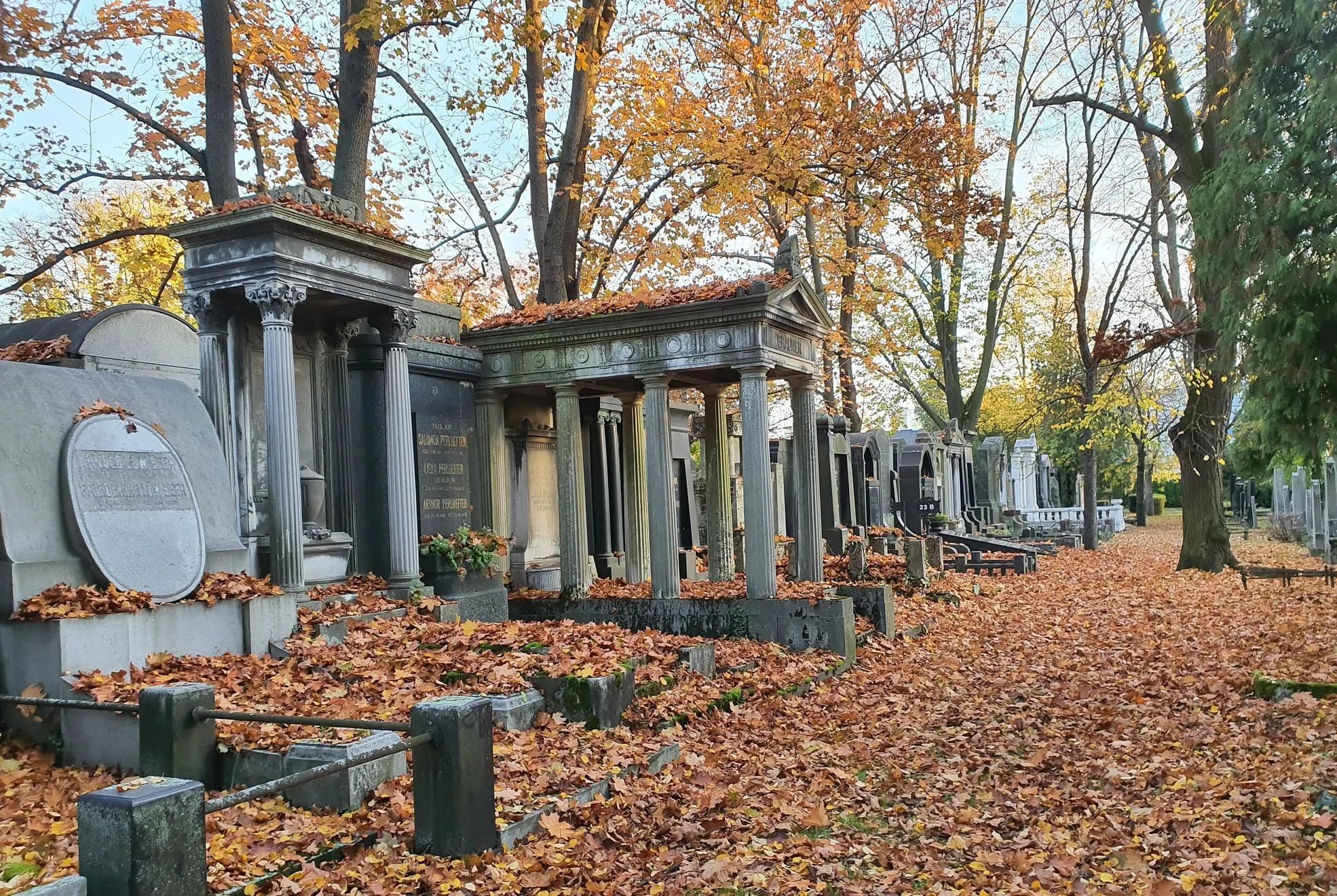 布爾諾的The Brno Jewish Cemetery的墓碑