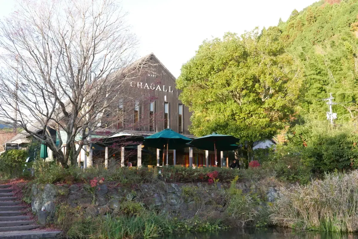 由布市由布院金鱗湖美術館外觀
