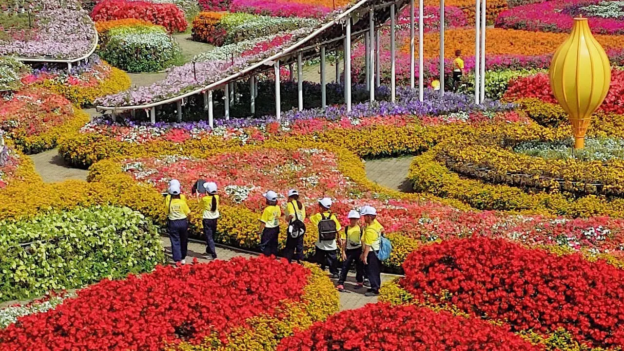Flora Park - วังน้ำเขียว นครราชสีมา : ภาพรวมฟลอร่า พาร์ค (Source: ศูนย์เรียนรู้ฯฟลอร่า พาร์ค)