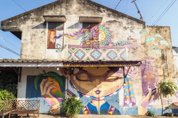 Street Art สวรรคโลก อำเภอ สวรรคโลก (แหล่งที่มาของภาพ: Deaw' Danai Sup'/Wongnai)