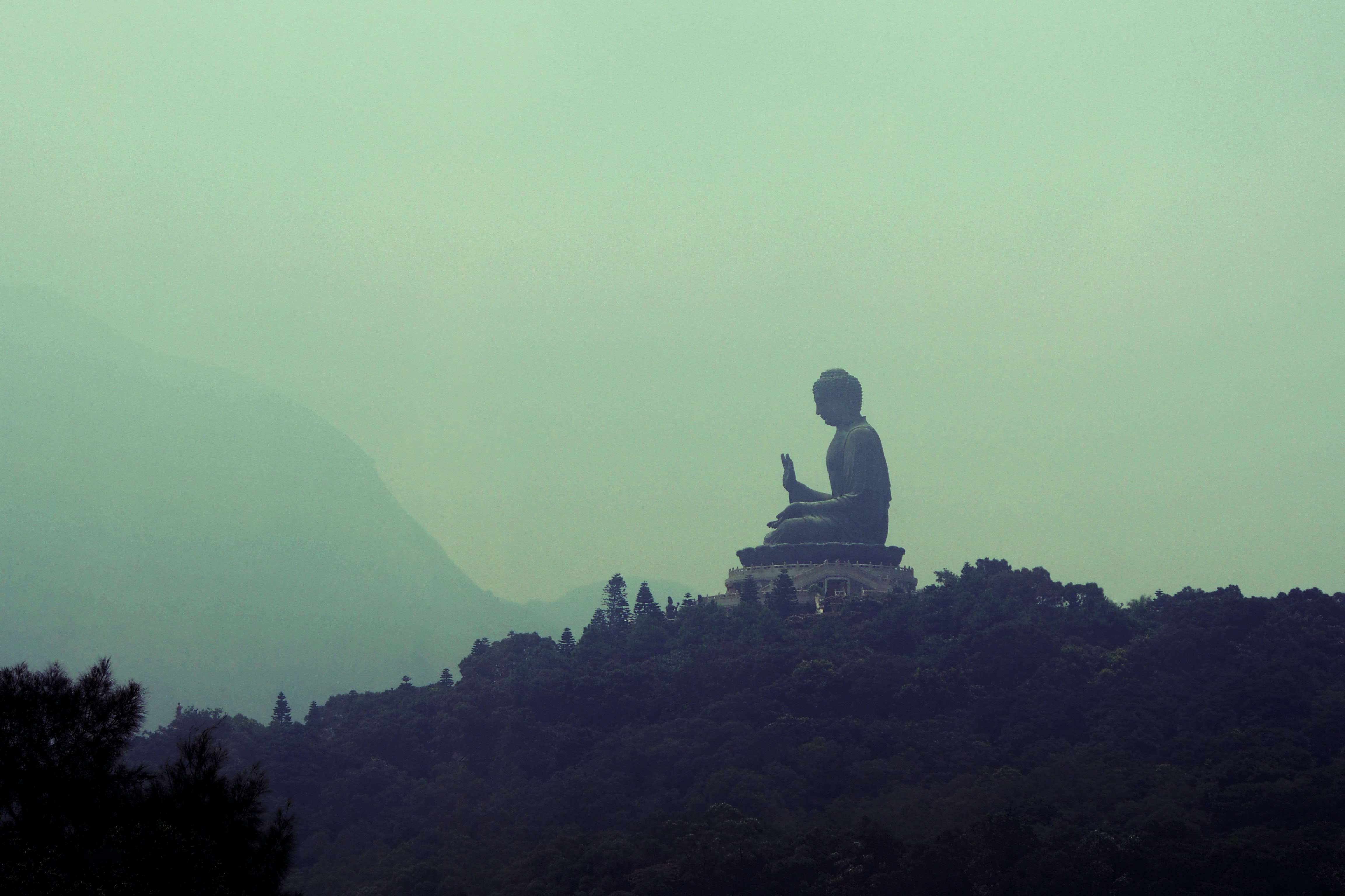 Lantau Island - The bronze Big Buddha near Po Lin Monastery