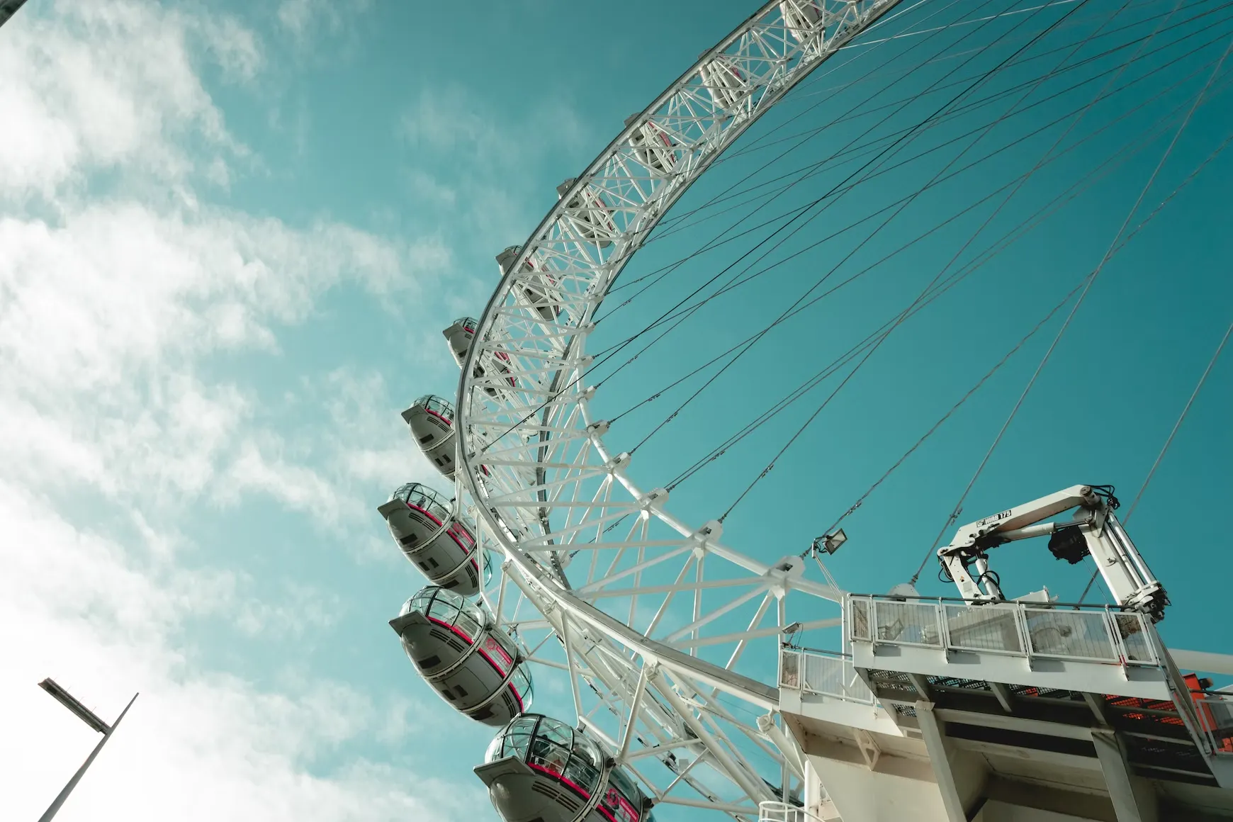 The London Eye. Source: Photo by Radu loan lancu/unsplash.com