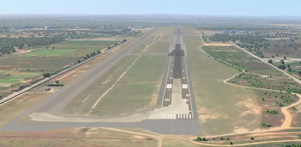 Robert Gabriel Mugabe International Airport's runway. Source: Photo by David Uzell / Fsx/Fs9.