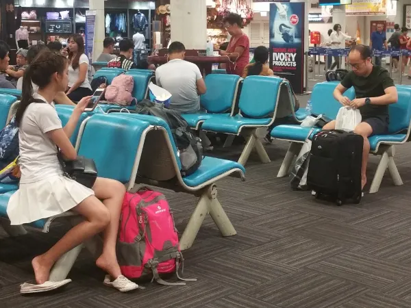 International arrival lobby of Chiang Mai International Airport. Source: Photo by Asia Study / asia-study.com.