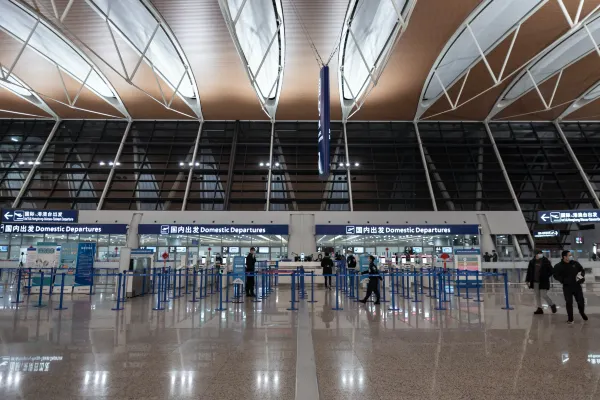 Pudong International Airport, Source: Photo by Wengang Zhai on Unsplash