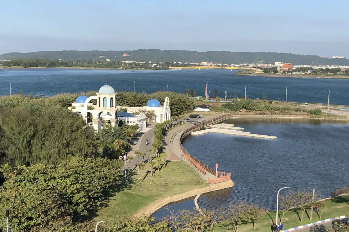 臺灣新竹南寮漁港的貝殼公園