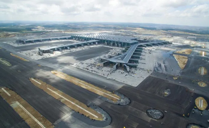 Aerial view of Istanbul Airport. Source: Photo by James Graham / ACW Air Cargo Week.