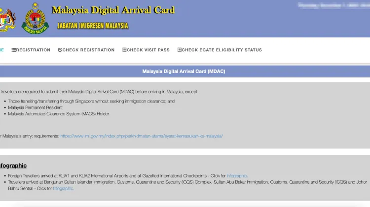 MDAC Malaysia Submission Process