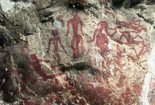 อำเภอชุมแพ-ลวดลายบนผนังถ้ำลายแทง (Source: Hotel Direct)