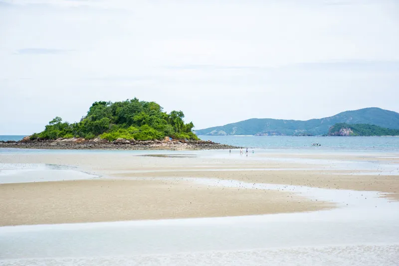 ช่วงน้ำลงที่หาดเตยงาม - หาดเตยงาม จ.ชลบุรี (แหล่งที่มาของภาพ: kapook)