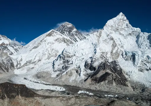 View of Mount Everest from Solukhumbu. Source: Wikipedia