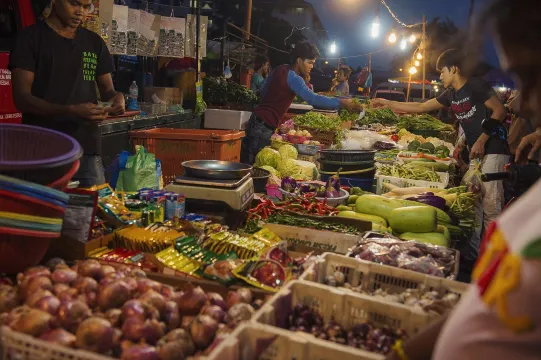 喬治市檳城夜市的小攤檔。圖片來源︰Trip.com
