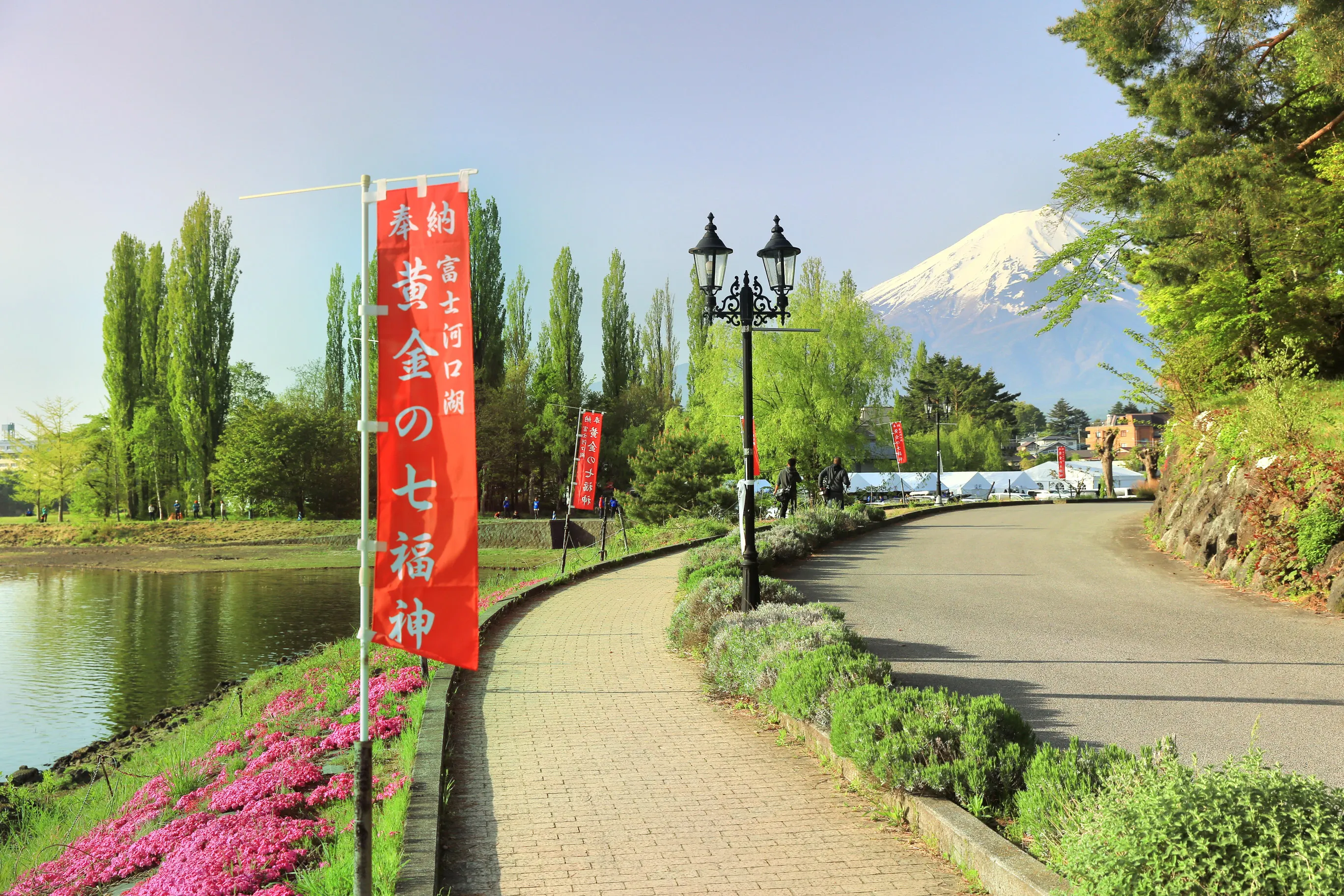 富士河口湖町大池公園十分迷人 