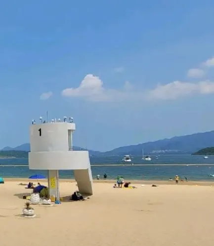 大埔龍尾泳灘是香港最新的沙灘