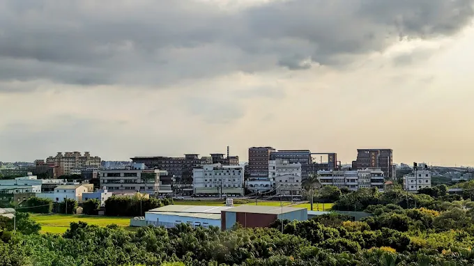 開南大學俯瞰圖。