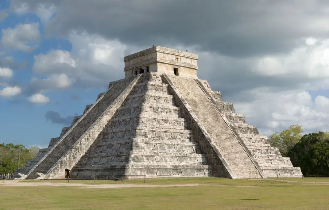 墨西哥卡斯蒂略金字塔。